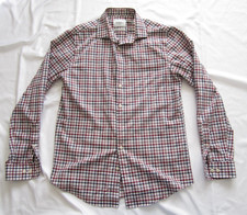 Men's Goodfellow Standard Fit Button Plaid Long Sleeve Shirt Sz M MT679 