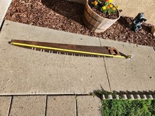 Antique Warranted Superior Logging Timber Hand Crosscut Saw 60" 54" Inch Blade 