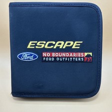 Ford Escape Canvas Zip Around Close CD Case No Boundaries Outfitters Holds 8