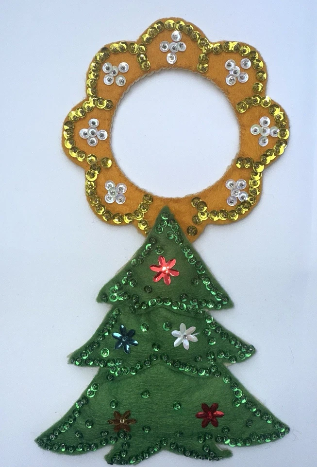 Interruptor de luz vintage Bucilla NATAL para artesanato com agulha e tampas de maçaneta de porta - Lote de 9 - Imagem 2 de 4