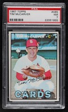 1967 Topps Tim McCarver #485 PSA 7 2d2