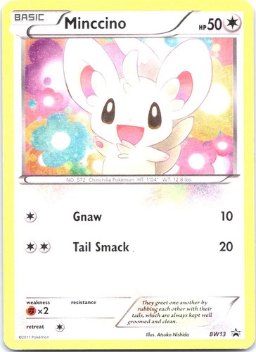 Minccino - (Cosmos Holo) BW13 Black & White Holo