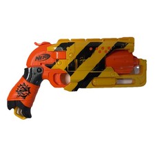 Nerf Hammershot Zombie Strike Revolver Yellow-no darts tested