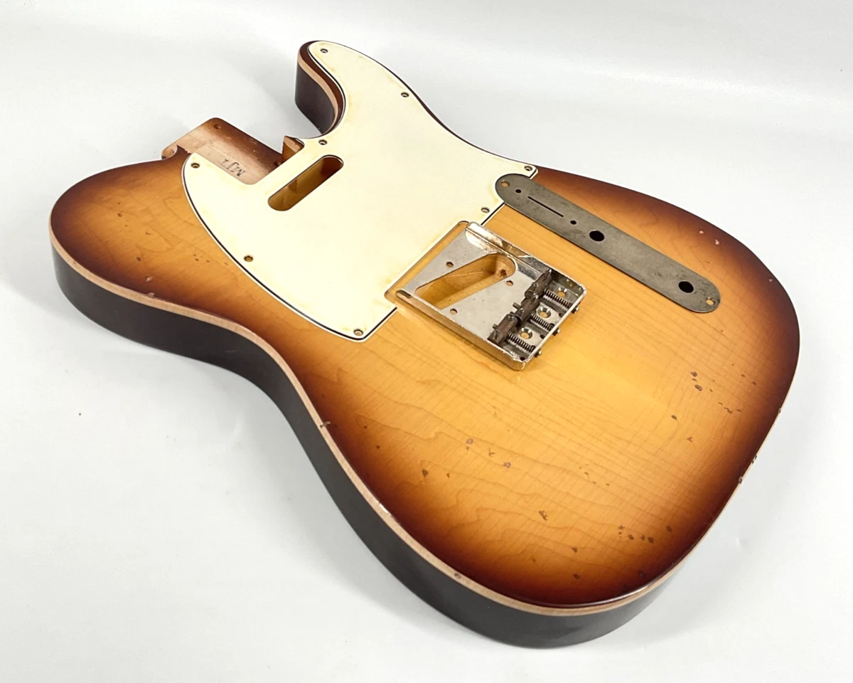 MJT Official Custom Vintage Aged Nitro Guitar Body By Mark Jenny VTT Maple Top
