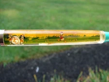 1991 Disney World 20th Anniversary Floaty Pen Moving Donald Duck Mickey MInnie