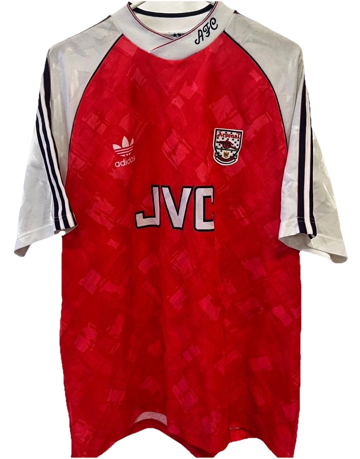 Vintage Adidas Arsenal JVC Away Soccer Football Jersey Men's L