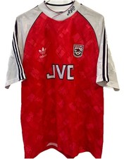 Vintage Adidas Arsenal JVC Away Soccer Football Jersey Men's L