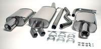 Duplex Auspuffanlage Edelstahl Audi A4 Front/2Wd Limo,Avant,Cabrio Typ 8E, B6