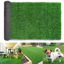10M Artificial Grass Garden Turf Offcut Roll End Realistic Lawn Fake Carpet Mat