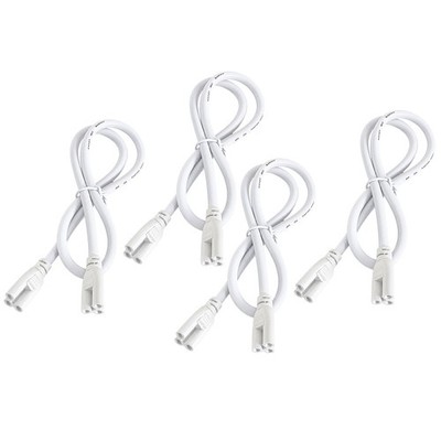 4 Pack 3FT Connector Cords Extension Cable For T5 T8 Integrated LED Tube Light