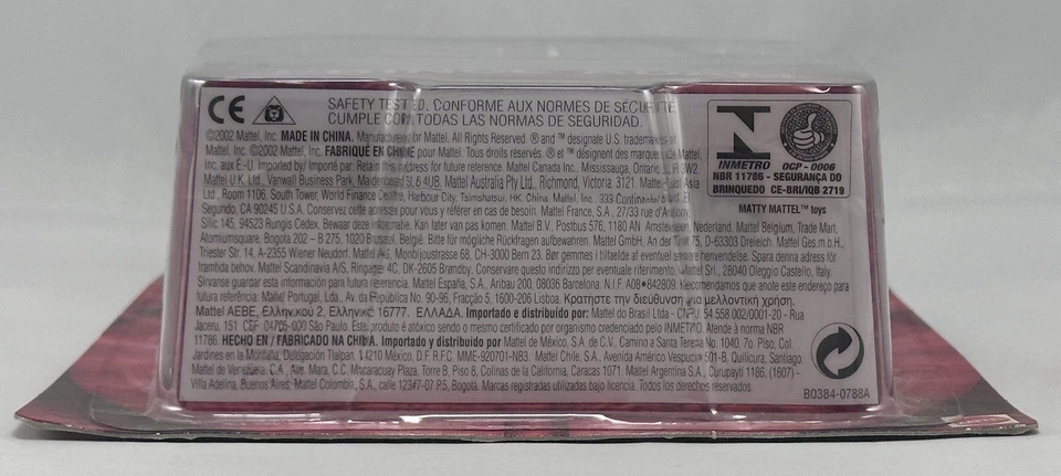 Prince Adam 200X Masters Of The Universe MOTU Mattel 2002 MOSC - Image 4 of 4