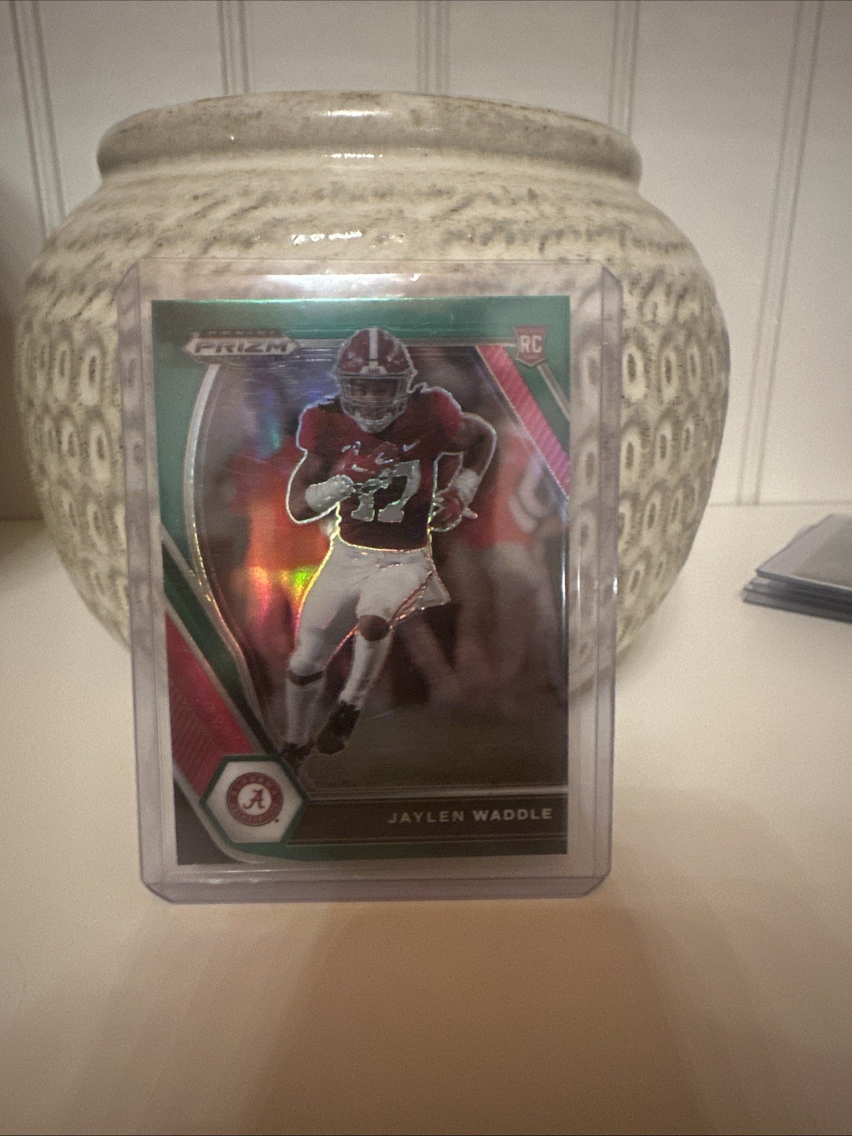 2021 Panini Prizm Draft Picks - Jaylen Waddle #103 Green Prizm (RC)