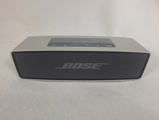 Bose SoundLink Mini Portable Bluetooth Speaker Silver / Untested As Is