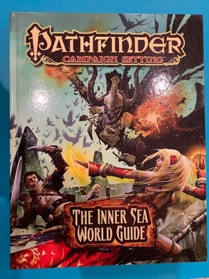 Pathfinder The Inner Sea World Guide Campaign Setting Paizo Hardcover Map 2011