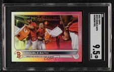 2022 Series 1 Rainbow Foil Xander Bogaerts Christian Vazquez SGC 9.5 Mint+ 0q21