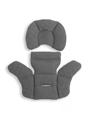 Nuna PIPA Series Newborn Insert For Car Seat Organic Cotton Gray 2 Piece