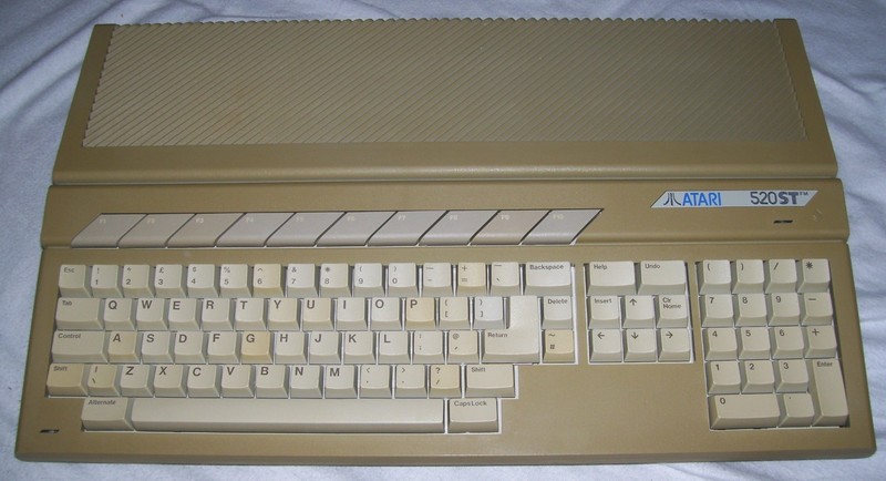Atari ST Computer 520 STFM 1MB (1040) Memory TOS 1.02 Power Supply Re-capped