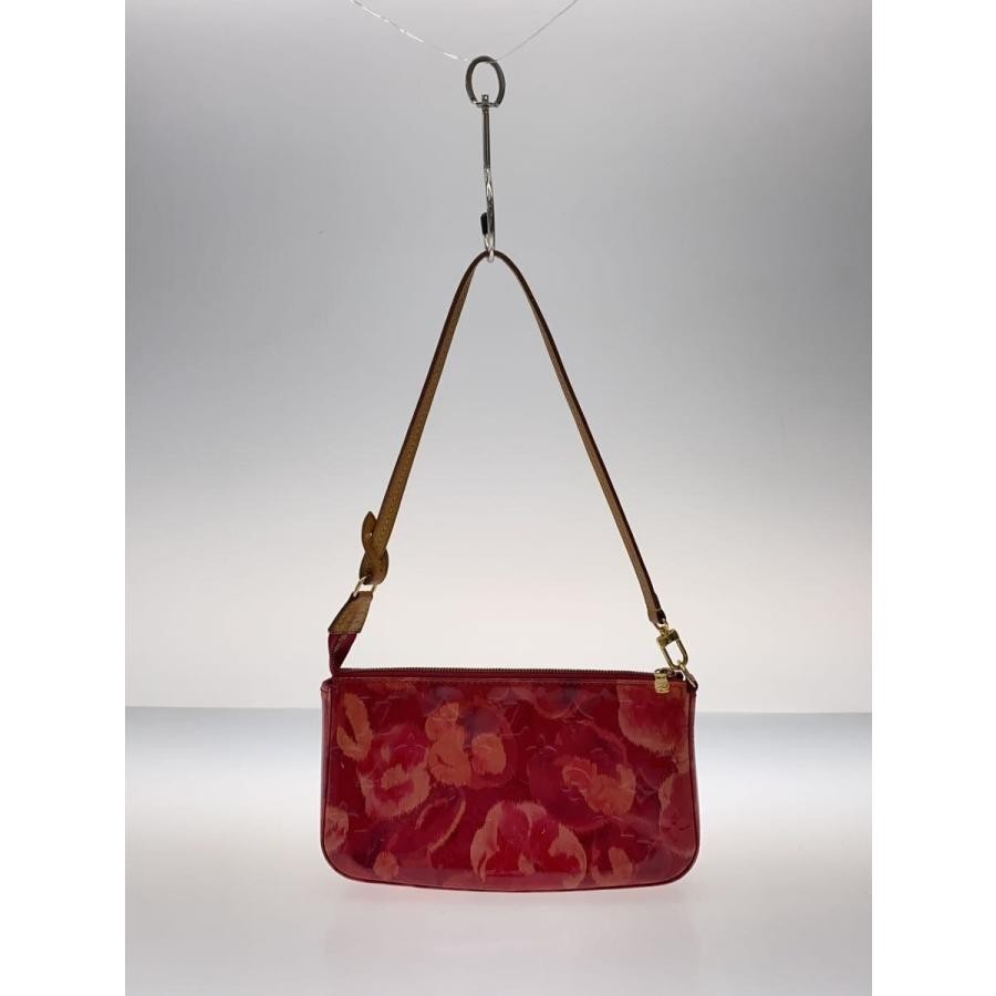 Louis Vuitton Monogram Vernis Pochette Hand Bag Ikat Flower
