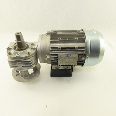 Bonfiglioli VF49 F1 P80B14 Right Angle Gear Motor 220/460V 3Ph 65 RPM 25mm Shaft