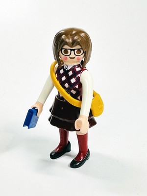 71606 Playmobil Figures Girls Serie 26 Schülerin / Studentin mit Tasche + Buch