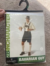 German Bavarian Lederhosen Oktoberfest Festival Beer Guy Halloween Costume