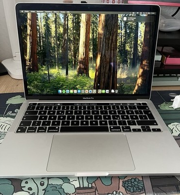 Apple MacBook Pro 13,3'' 2020 M1 Chip 8GB RAM 256GB SSD QWERTZ Silber