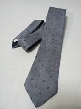 THE AMERICAN EDITION VTG Necktie Mens Neck Tie Grey Pattern Made in USA With Tag