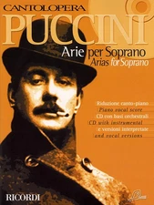 Puccini Arias for Soprano Vol 1 Cantolopera Vocal Piano Sheet Music Book CD