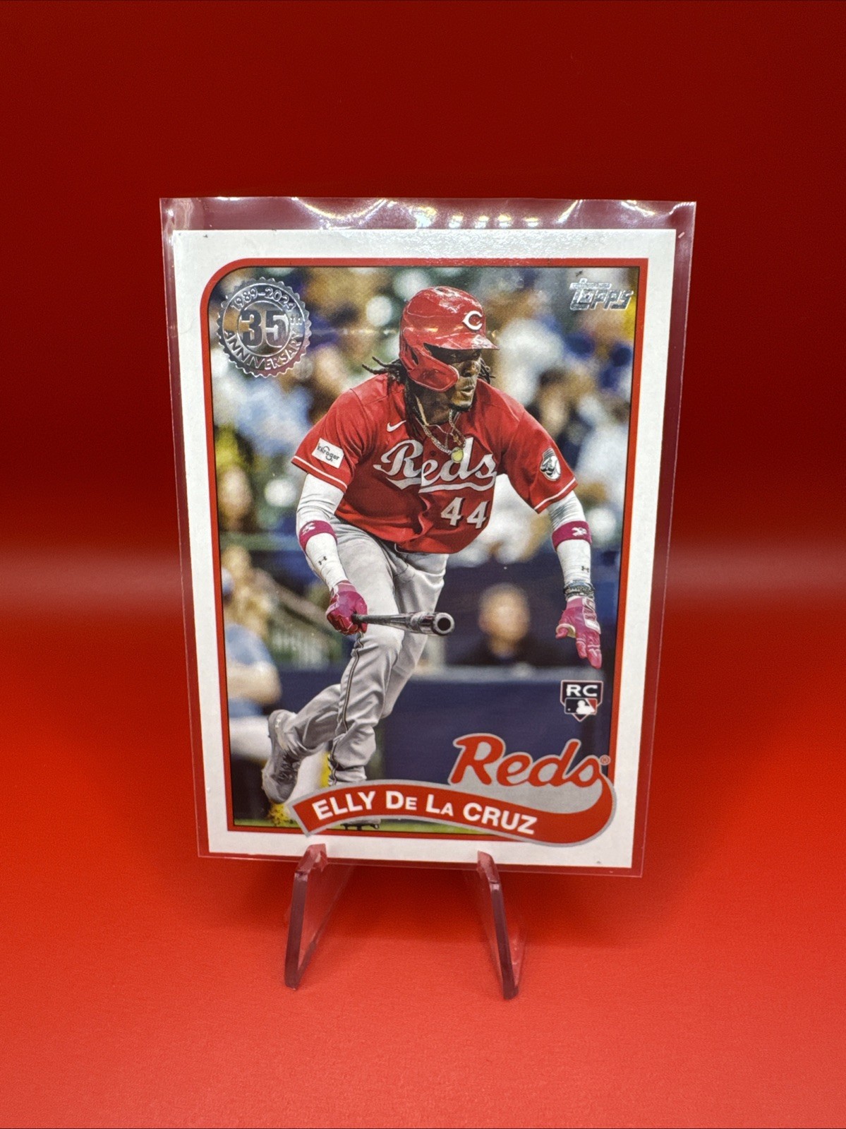 2024 Topps Series 1 Elly De La Cruz RC Rookie 1989 35th Anniversary #89B-69 Reds