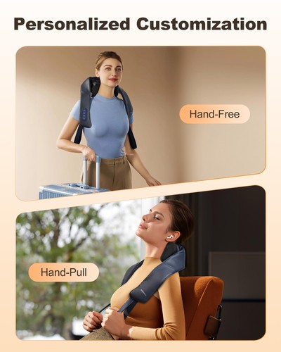 Neck and Shoulder Massager with Soothing Heat, Cordless Neck Back Massager, U... - Picture 5 of 8