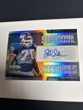 LEONARD MARSHALL 2025 PRIZM SENSATIONAL SIGNATURES SILVER AUTO /149
