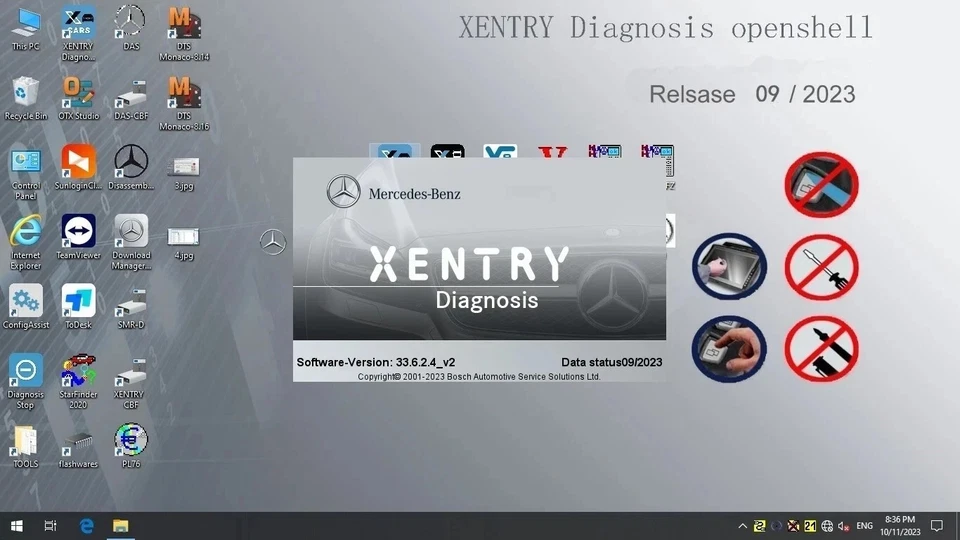 Disco rigido 256 GB/512 GB C4 doip SSD 2,5 SATA per MB STAR C4 C6 XENTRY spedizione gratuita - Immagine 2 di 4