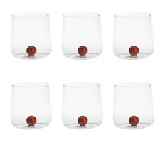 ZAFFERANO SET 6 BICCHIERI ACQUA 44 CL IN VETRO BOROSILICATO - BILIA