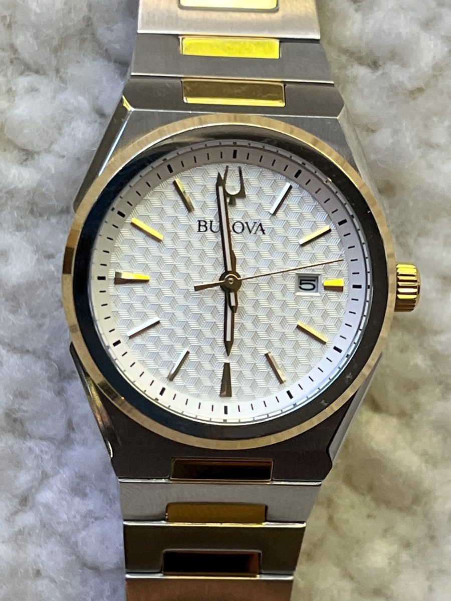 BULOVA WOMEN\'S WATCH 2 TONE STAINLESS STEEL QUARTZ CLASSIC 98L323 MSRP $395 Bulova 98L323 Two Tone Stainless Steel Quartz Ladies Watch  main image 2