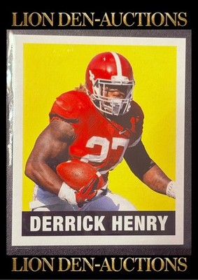 Derrick Henry 2016 Leaf Originals YELLOW MINI SP RC Jersey Stamp# 22/99 eBay 1/1