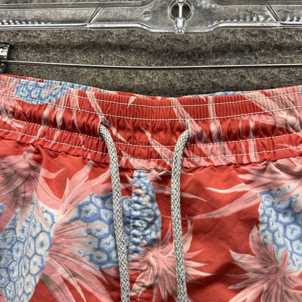 Bañador Vilebrequin Para Hombre XL Coral Naranja Estampado Piña Pantalones Cortos de Natación Foto 3 de 4