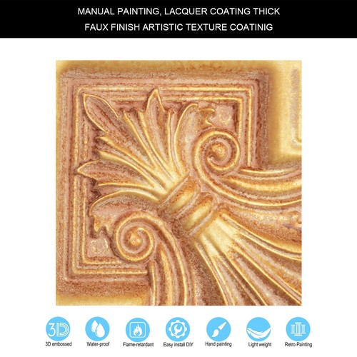 Glue up ceiling tile Interior roof panels for Club PL11 Vintage brown gold 10pcs - Picture 7 of 24