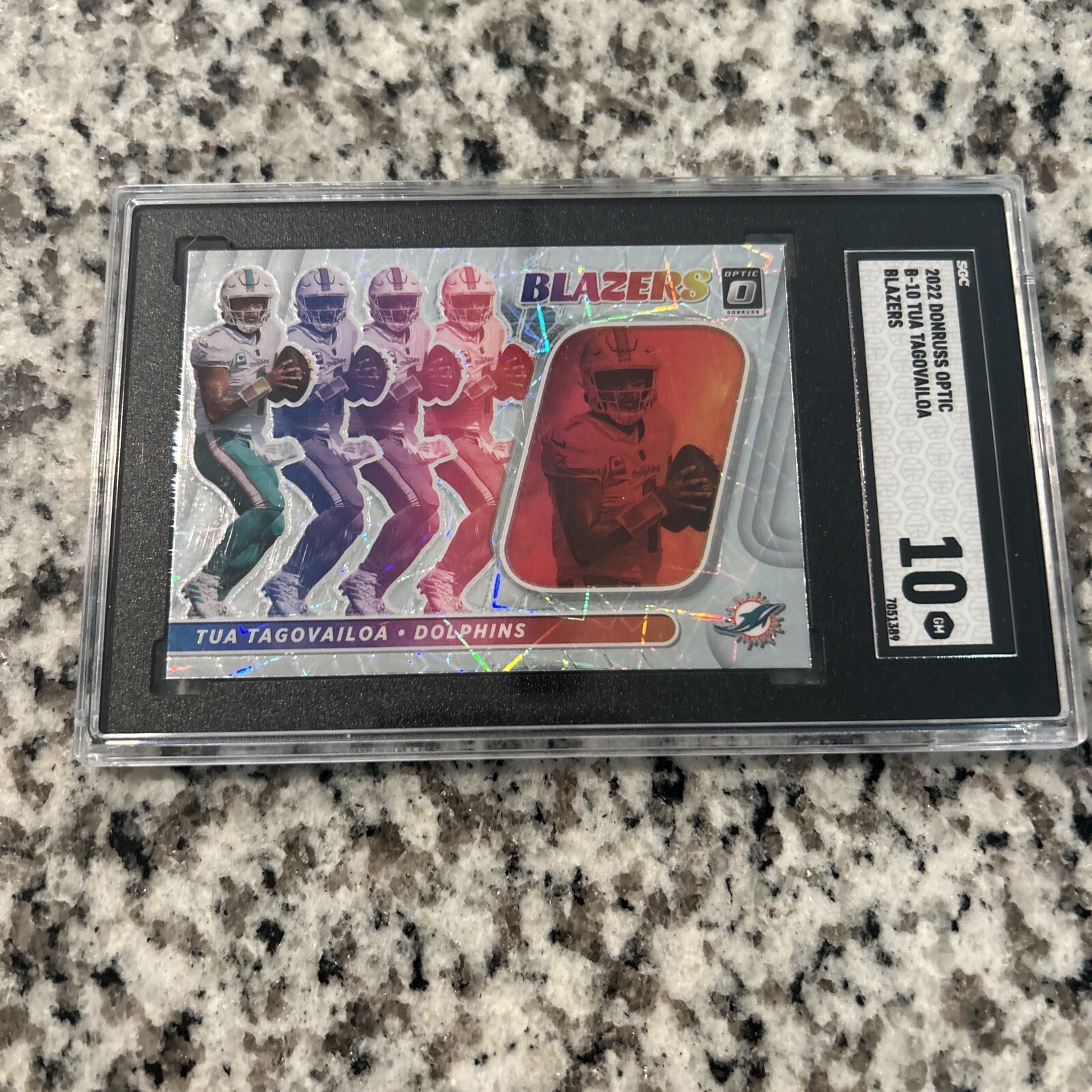 2022 Panini Donruss Optic - Blazers #B-10 Tua Tagovailoa