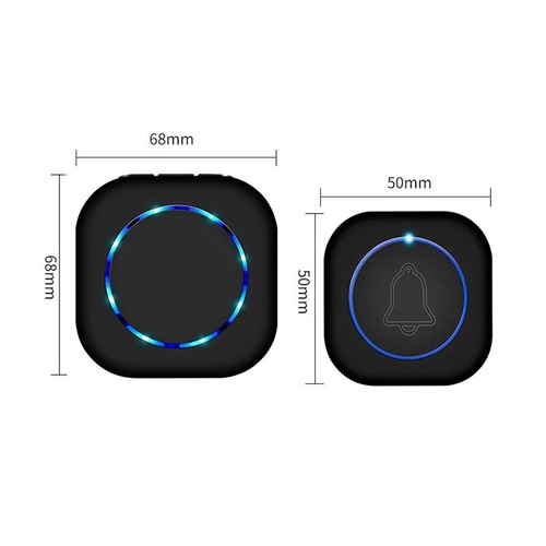 Wireless Door Bells Waterproof 1000ft Long Range-Plug in Home Cordless Doorbell - Picture 7 of 7