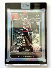 2022-23 Panini One and One Clyde Drexler #177 Base Blue /40 Encased