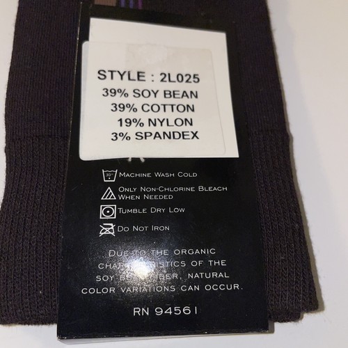 2(x)ist Socks Brown Cotton Blend OS - Picture 4 of 4