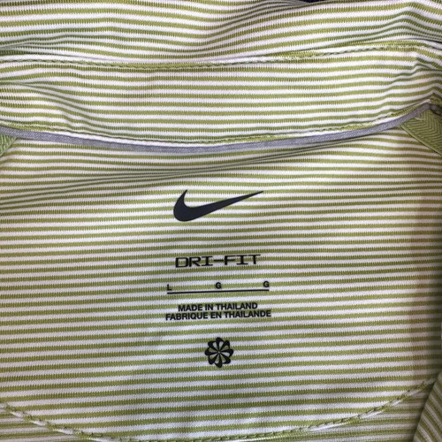 Camisa Polo Nike Dri Fit Calce Estándar Hombres Talla Grande Manga Corta Verde Forrada - Imagen 2 de 16