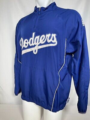 VTG Los Angeles Dodgers Majestic Blue 1/4 Zip Windbreaker VTG Los Angeles Dodgers Majestic Blue 1/4 Zip Windbreaker