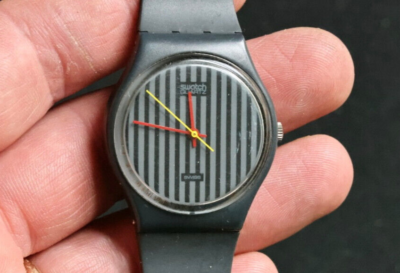 Swatch Watch Gent Pinstripe GA102 W/ Box | eBay display picture 1