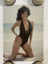 Julie Belmonte Vintage Original Poster Pro arts 1980 Beach Bathing Suit Model