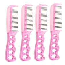 4pcs Professional Hairdressing Wig Combs Women Combs Wig Combs Wig Steel Combs