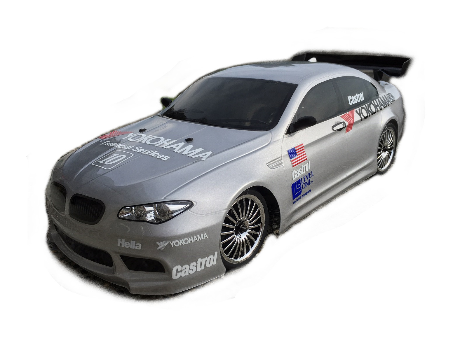 1:10 RC Clear Body BMW M5 200mm suit  Nitro or Electric, Tam