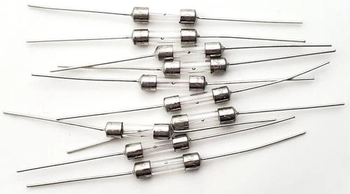 Lot of 10 Bussmann GMCV3 250V 3 Amp Pigtail Time Delay 5mm x 20mm Glass Fuses