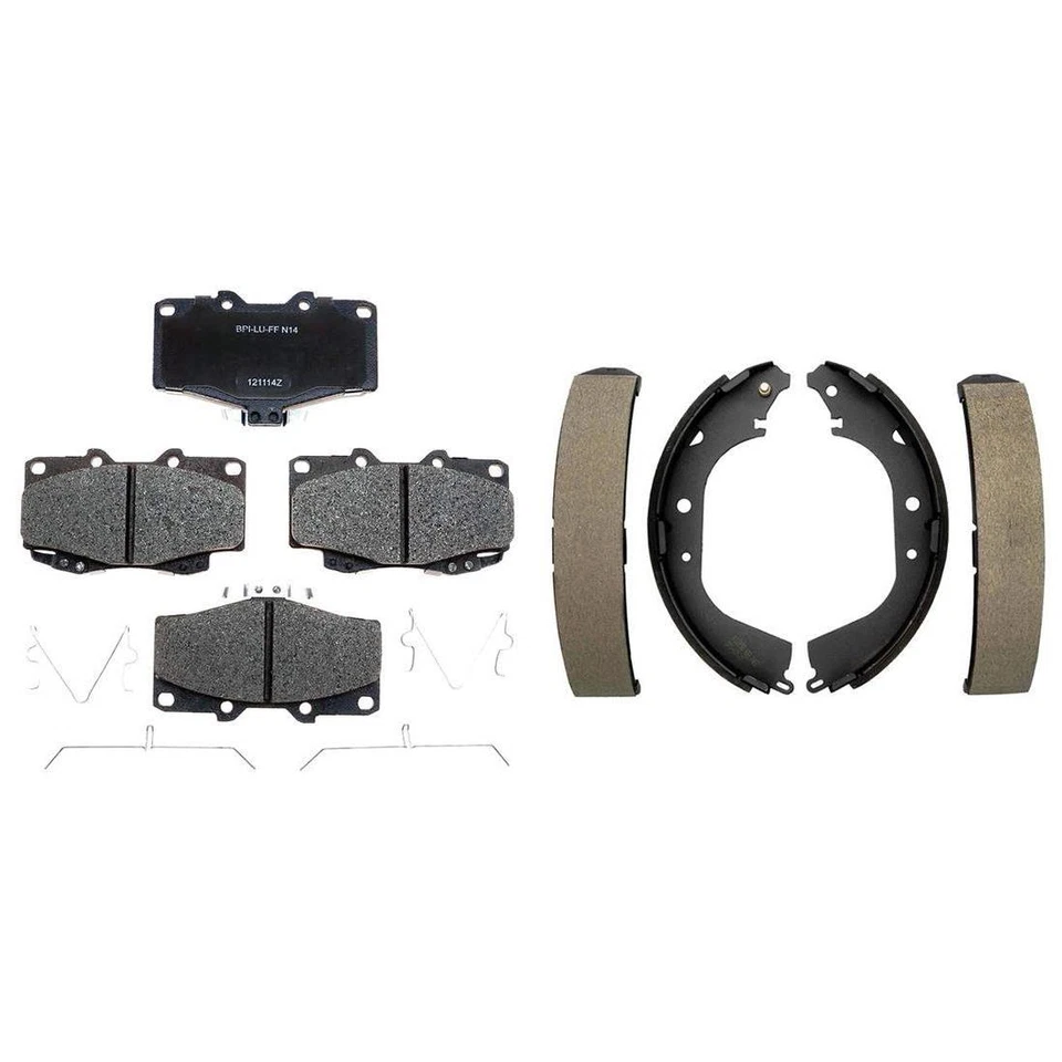 Комплект передних задних керамических тормозных колодок тормозные колодки для Toyota 4Runner 1989 1990 1991 тормозные колодки - Изображение 4 из 4