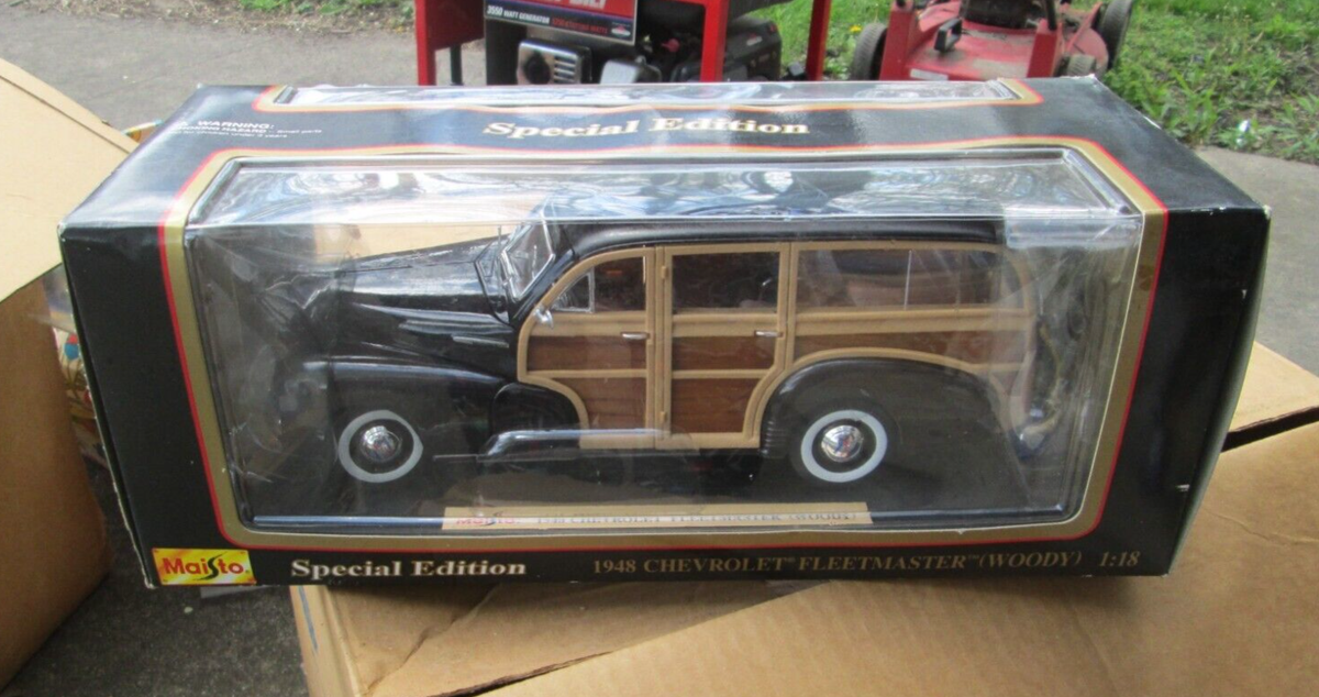 Chevrolet Fleetmaster Woody 1948 – Maisto Premiere Edition – 1/18 – Sans Boîte